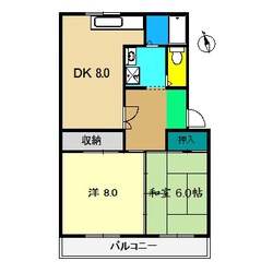 松岡マンションの物件間取画像